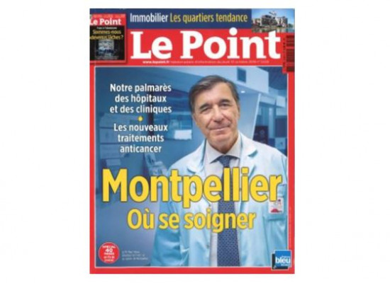 Classement magazine Le Point cancer du sein Montpellier 